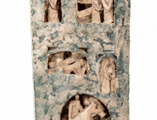 Keramiek (EK9) | Drie objecten van keramiek met 15 staties van de kruisweg (inclusief de opstanding)